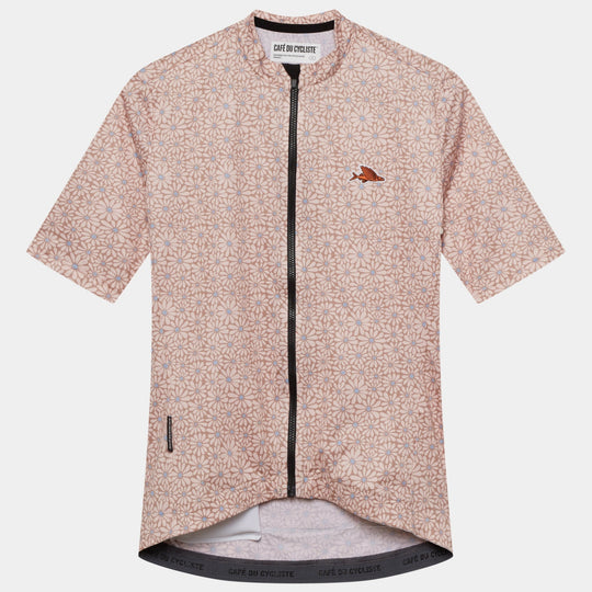Maglia donna Cafe du Cycliste Fleurette - Rosa