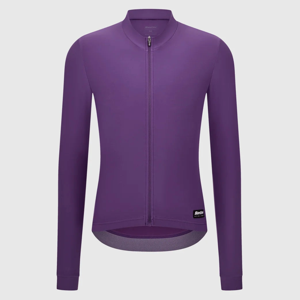 Maglia maniche lunghe Santini RTR - Melanzana
