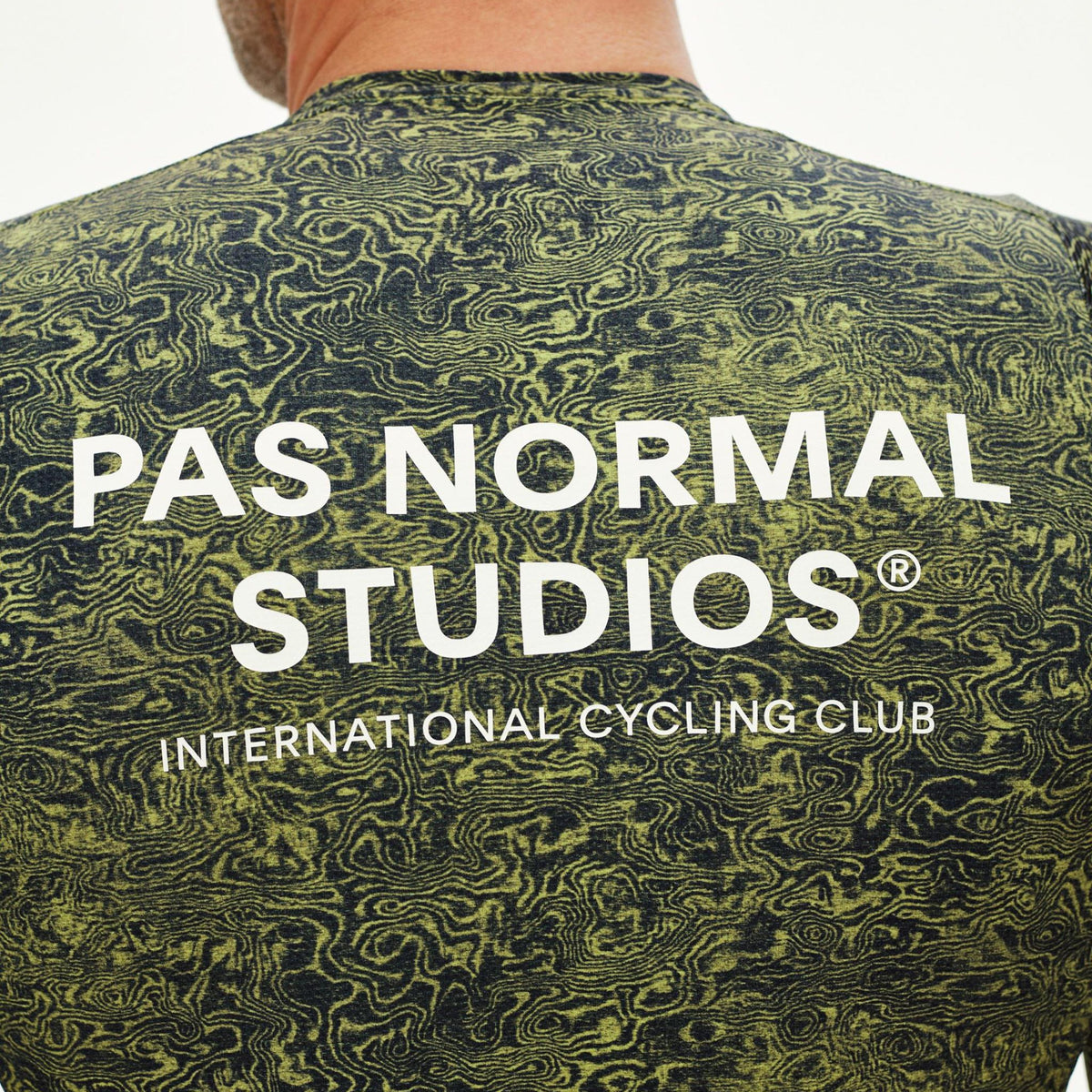 Maillot manga larga Pas Normal Studios Essential Light AOP Grain - Verde