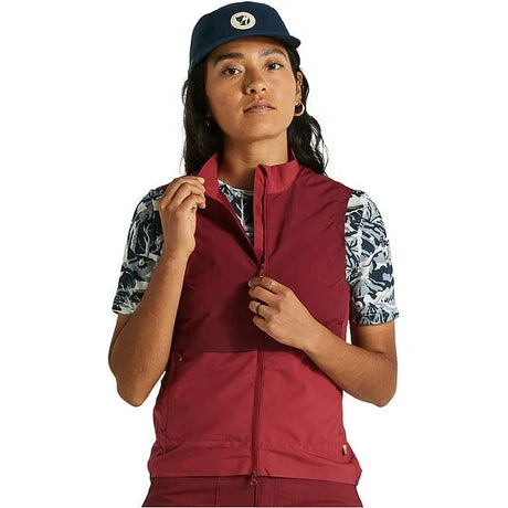 Gilet donna Specialized/Fjällräven Adventure - Rosso - H
