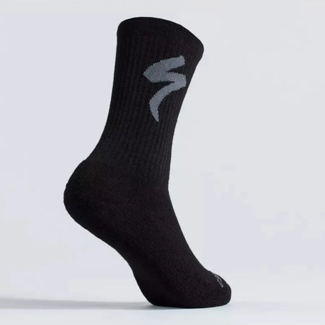 Calze Specialized Merino Midweight Tall Logo - Nero - I