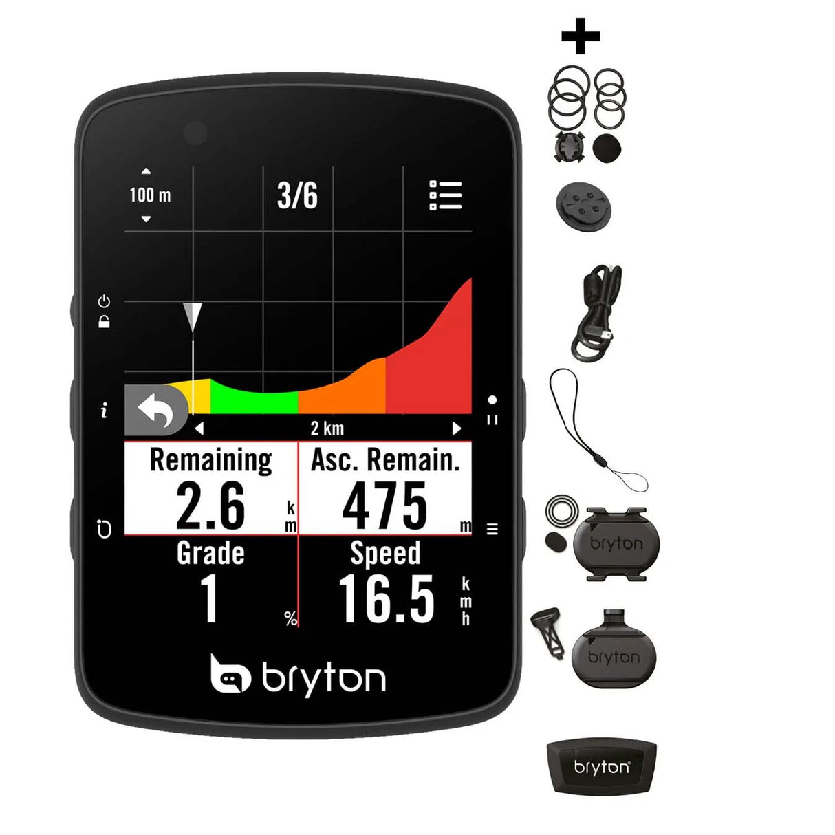 Bryton Rider 650T - Black