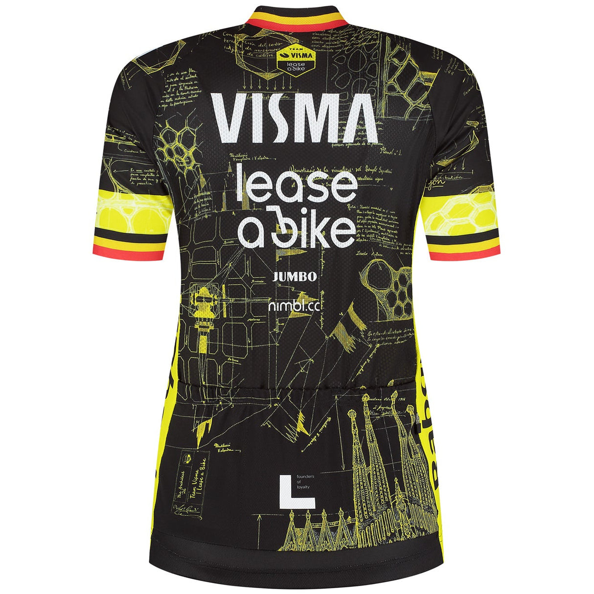 Jersey women's Team Visma Lease a Bike 2026 Dream Like a Champion - Wout Van Aert