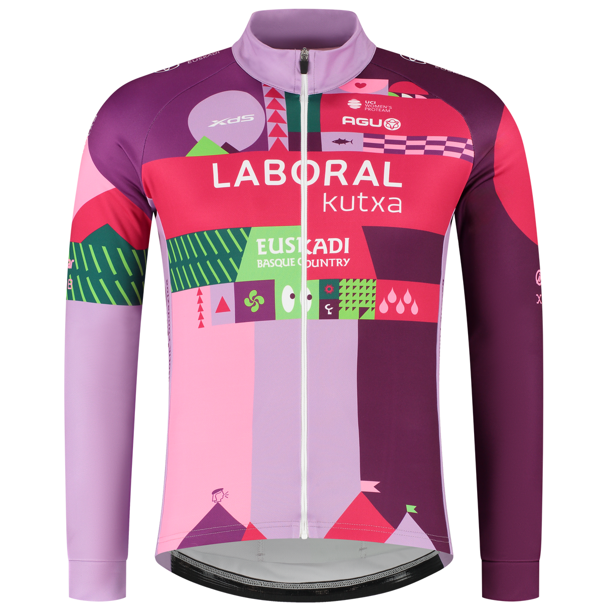 Maglia maniche lunghe donna Agu Laboral Kutxa-Fondacion Euskadi 2026