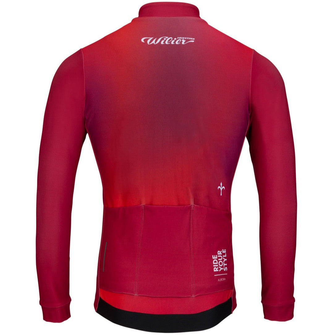 Maglia maniche lunghe Wilier Aurora - Rosso - L