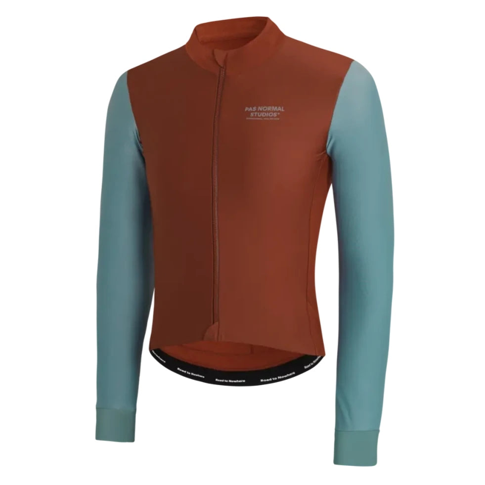 Maglia maniche lunghe Pas Normal Studios Mechanism Thermal - Marrone blu - C