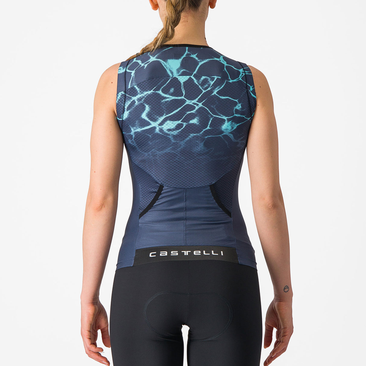 Top Castelli donna Free 2 Tri Singlet - Blu - G
