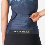 Top Castelli donna Free 2 Tri Singlet - Blu - I