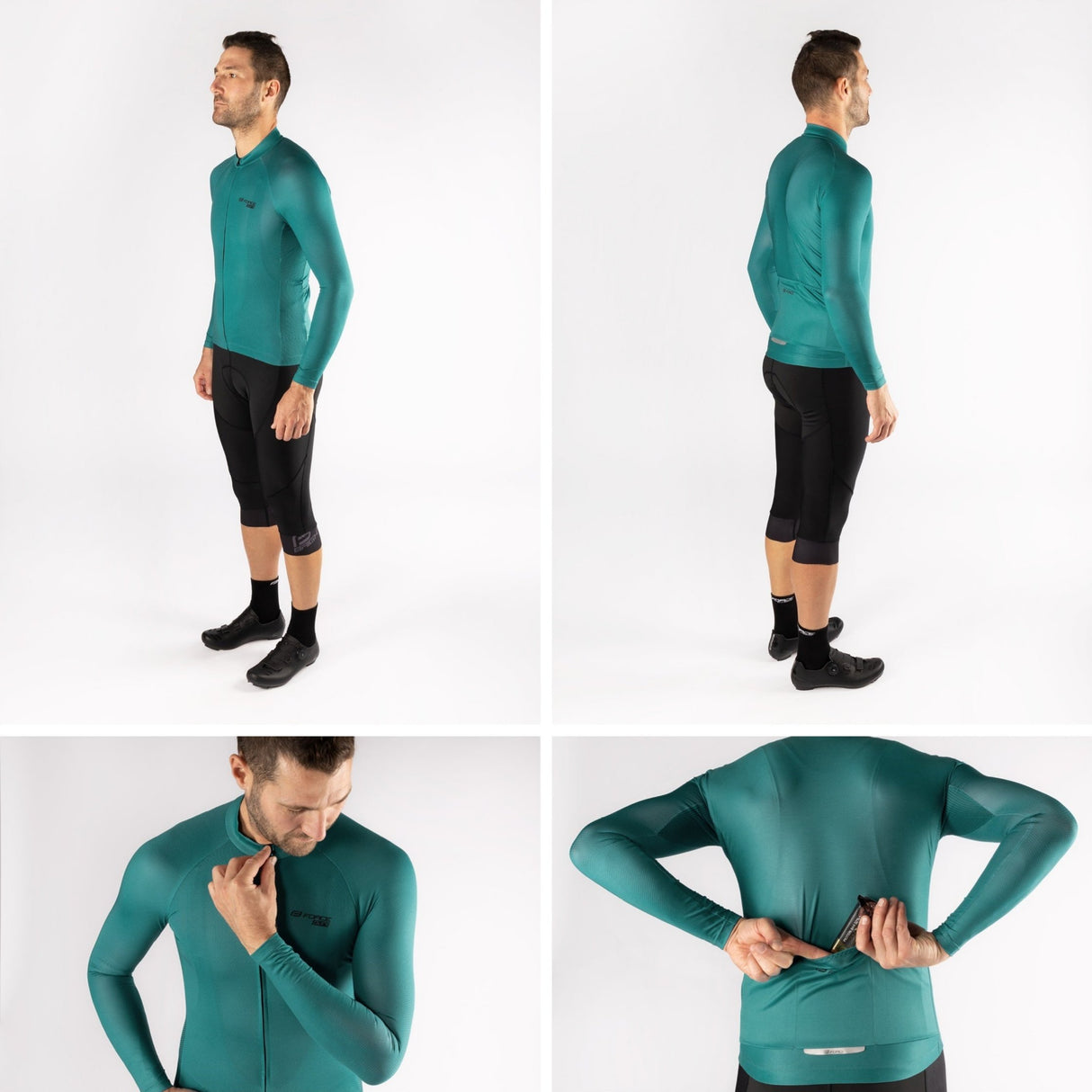 Maglia maniche lunghe Force Pure - Blu - B