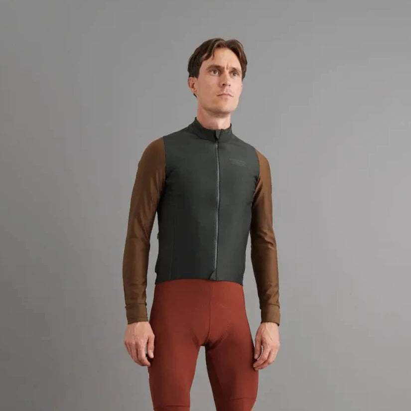 Maglia maniche lunghe Pas Normal Studios Mechanism Thermal - Verde marrone - C