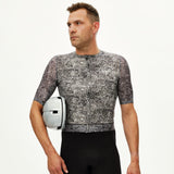Maillot Pas Normal Studios Essential Light AOP Grain - Blanco roto