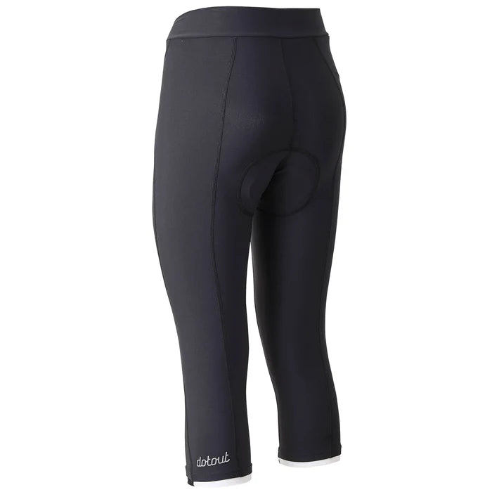 Dotout Sprint Endurance frau 3/4 hose - Schwarz weiss