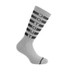 Dotout Stripe socks - Light gray