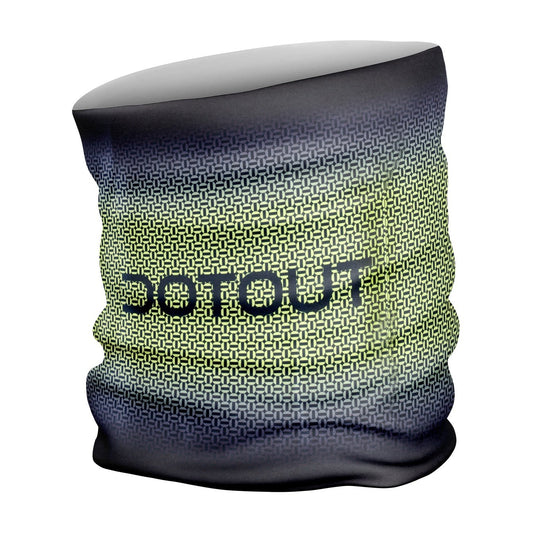 Dotout Flag neck warmer - Black yellow