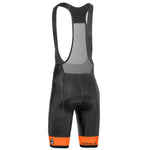 Dotout Team 2.0 bib shorts - Black orange