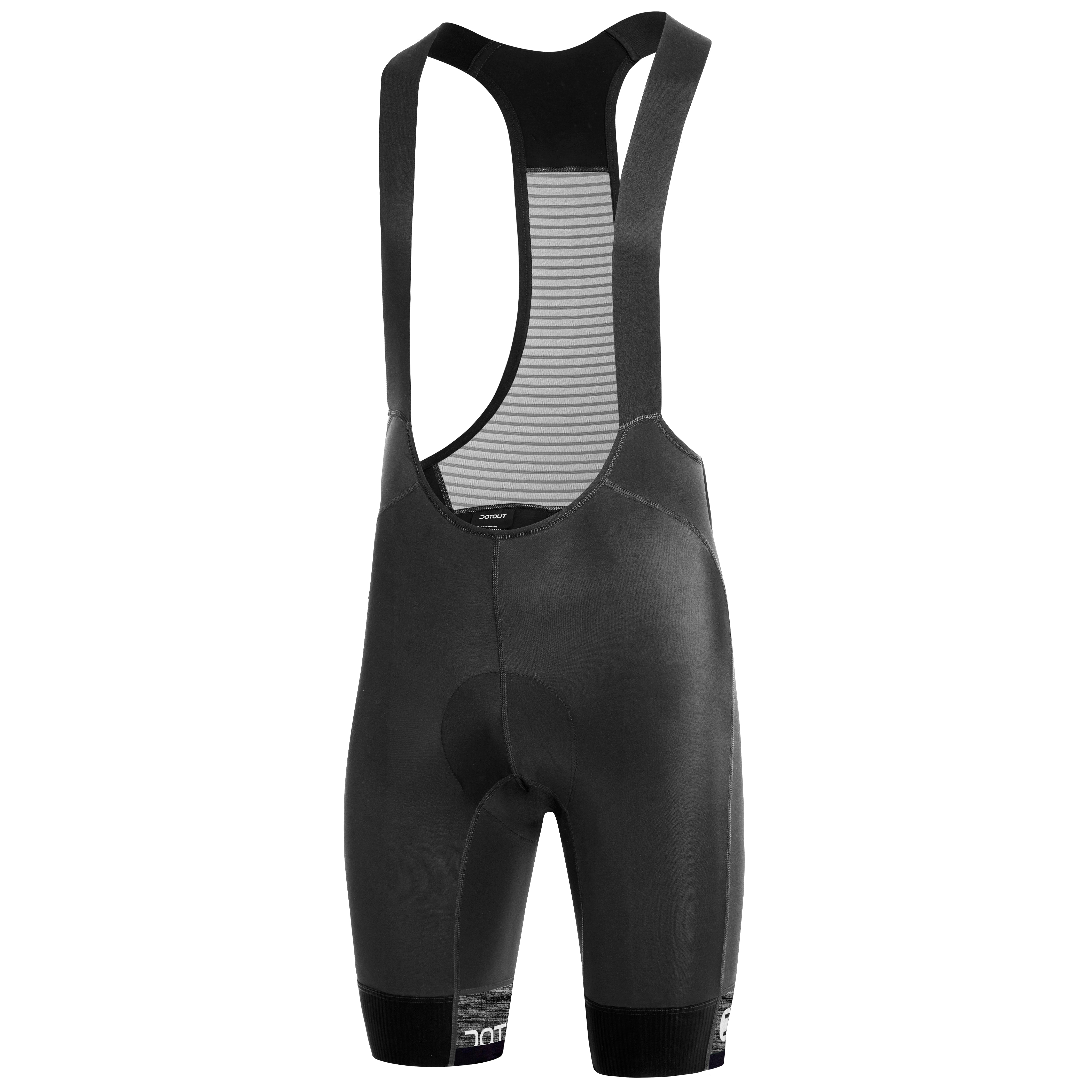 Katusha Mens Katusha Icon Bib Shorts Dotout Team Bib Shorts Black