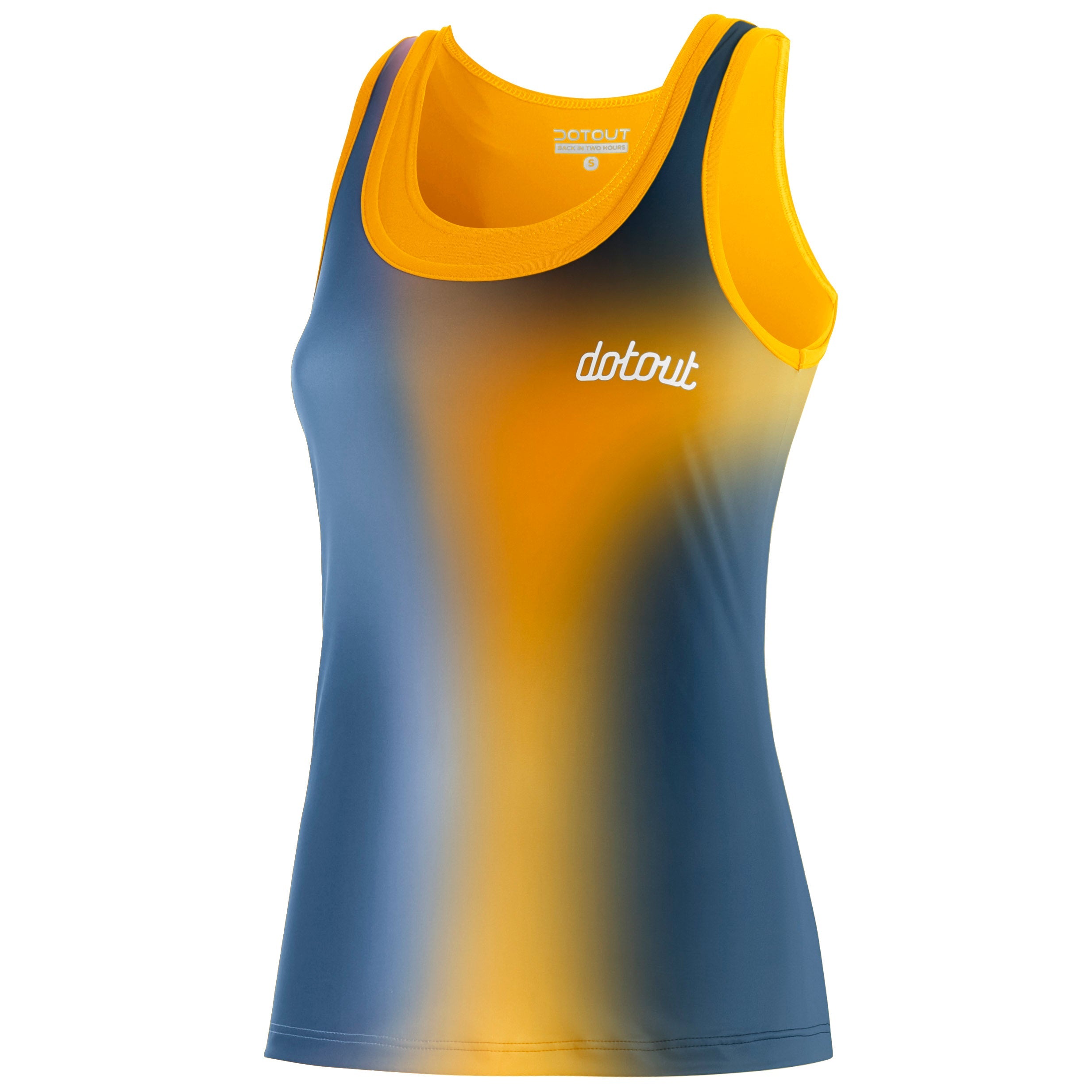 Top donna Dotout Flash - Giallo blu - L
