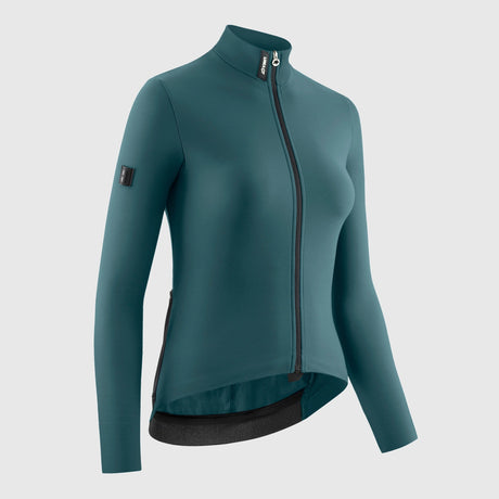 Assos Uma GT Spring Fall C2 frau langarm trikot - Dunkelgrün