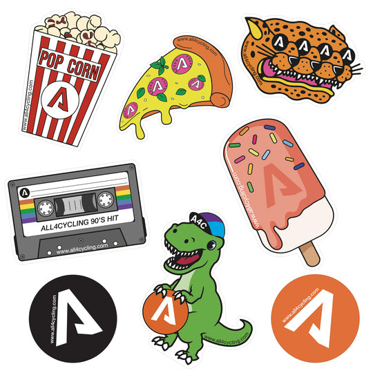 All4cycling sticker kit