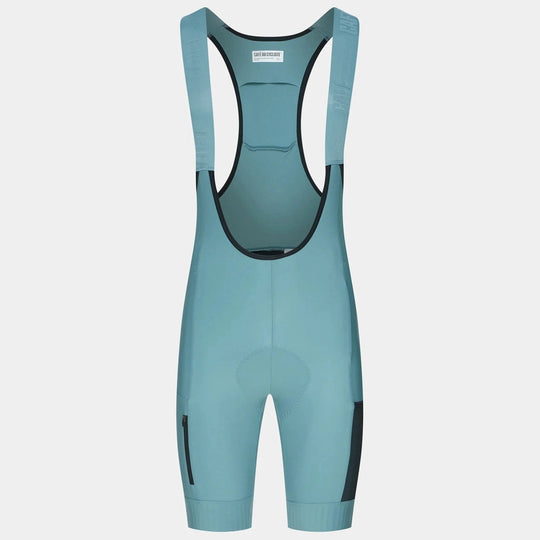 Cuissard à bretelles Cafe du Cycliste Eva - Bleu clair
