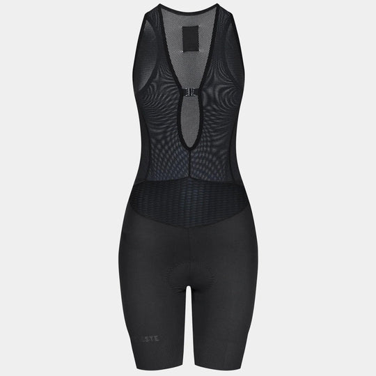 Cuissard à bretelles femme Cafe du Cycliste Mathilde - Noir