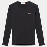 Maglia intima maniche lunghe Cafe du cycliste Coline - Nero
