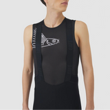 Maglia intima senza maniche Cafe du Cycliste Liliane - Nero - A