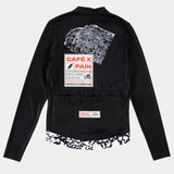 Maglia Cafe du Cycliste maniche lunghe Midweight Constance Pain - Nero