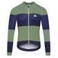 Maglia maniche lunghe Cafe du Cycliste Constance - Blu - I