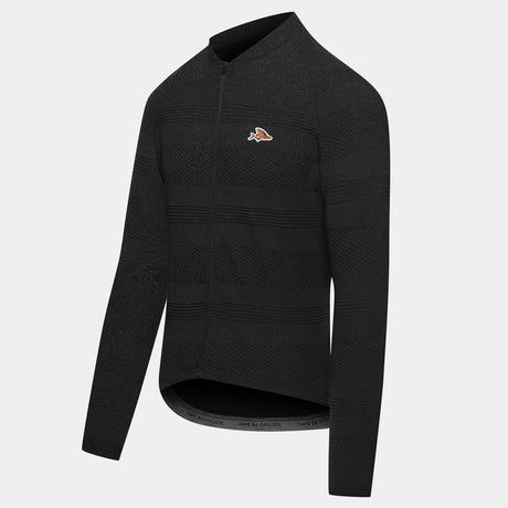 Maglia maniche lunghe Cafe du Cycliste Corinne - Nero - Q