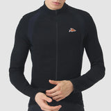 Maglia maniche lunghe Cafe du Cycliste Marguerite - Nero