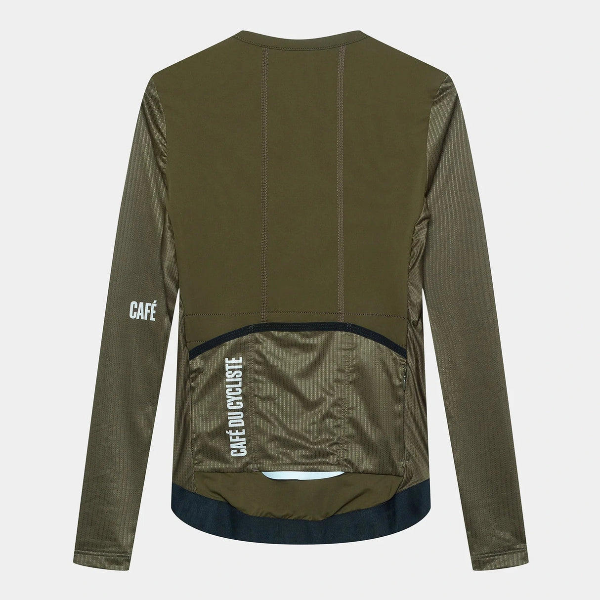 Maglia donna maniche lunghe Cafe du Cycliste Roxane - Verde - I