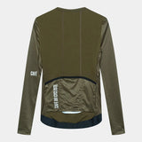 Maglia donna maniche lunghe Cafe du Cycliste Roxane - Verde - I