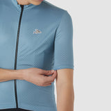 Maglia Cafe du Cycliste Fleurette - Azzurro - L