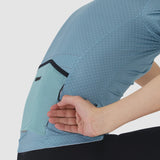 Maglia Cafe du Cycliste Fleurette - Azzurro - M