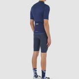 Maglia Cafe du Cycliste Fleurette - Blu scuro - L