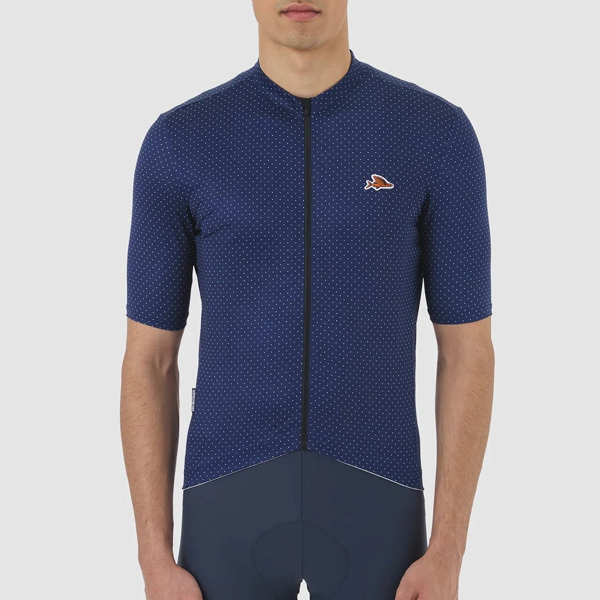 Maglia Cafe du Cycliste Fleurette - Blu scuro - G
