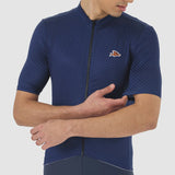Maglia Cafe du Cycliste Fleurette - Blu scuro - H
