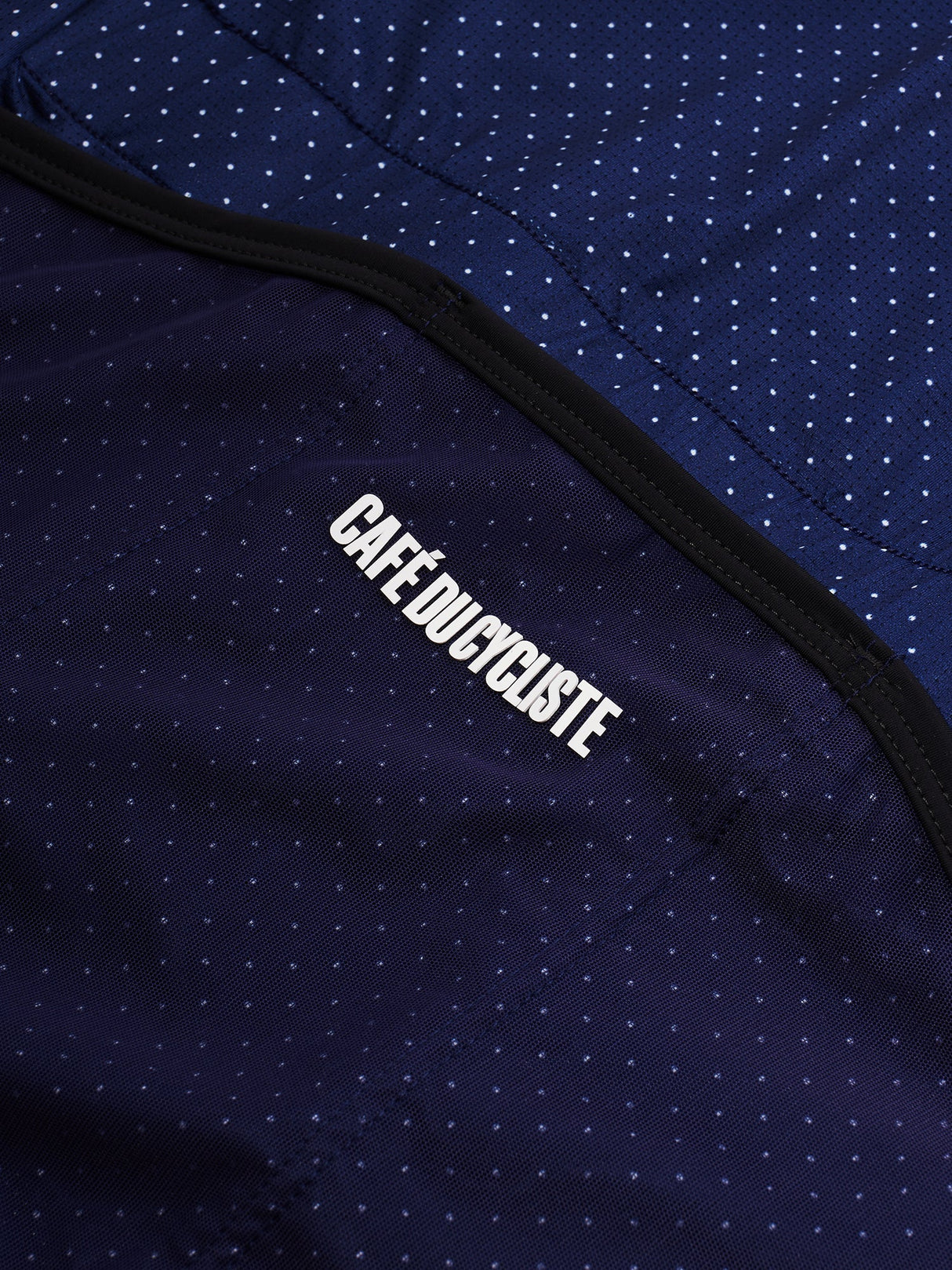 Maglia Cafe du Cycliste Fleurette - Blu scuro - M