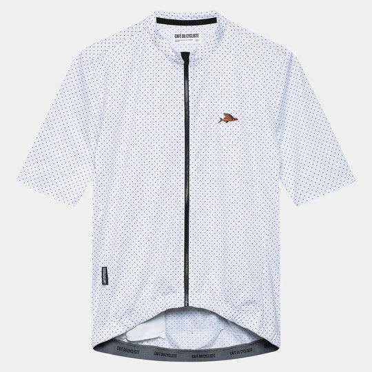 Maglia Cafe du Cycliste Fleurette - Bianco