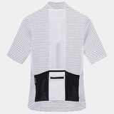 Maglia donna Cafe du Cycliste Francine - Bianco - F