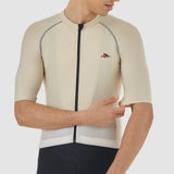 Maglia Cafe du Cycliste Magda - Beige - O