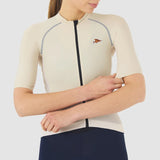 Maglia donna Cafe du Cycliste Magda - Beige - M