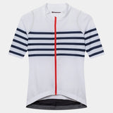 Maglia donna Cafe du Cycliste Mona - Bianco - D