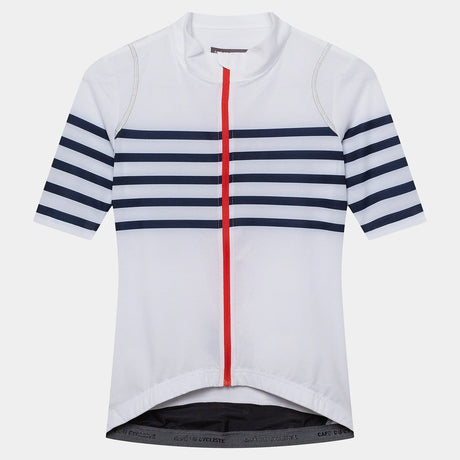 Maglia donna Cafe du Cycliste Mona - Bianco - D