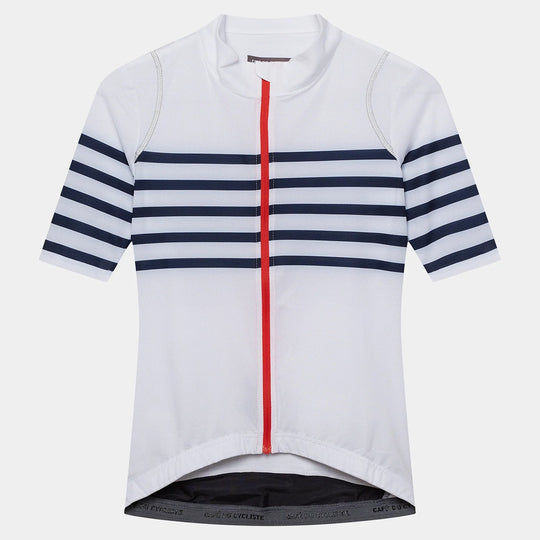 Maglia donna Cafe du Cycliste Mona - Bianco