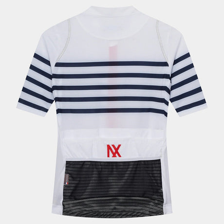 Maglia donna Cafe du Cycliste Mona - Bianco - E