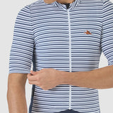 Maglia Cafe du Cycliste Romy - Blu - H