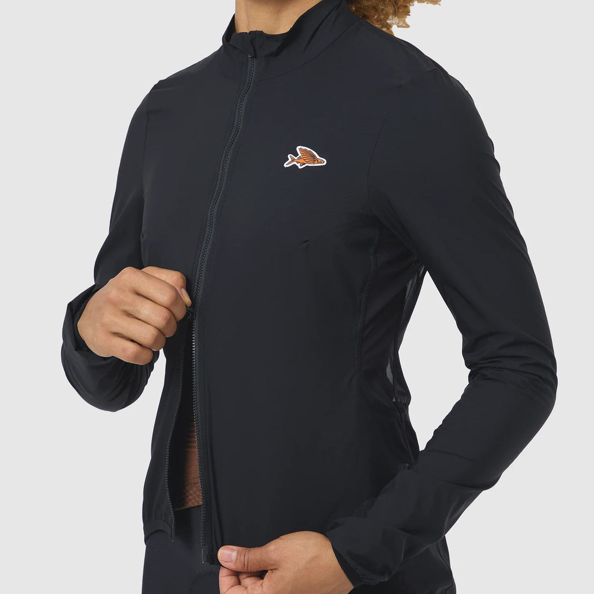 Mantellina donna Cafe du Cycliste Edith - Nero - B