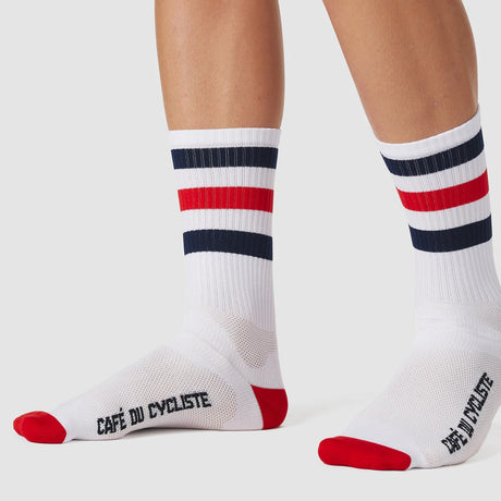 Calze Cafe du Cycliste Skate - Blu rosso - G
